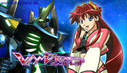 Vandread Titelscreen mit Dita