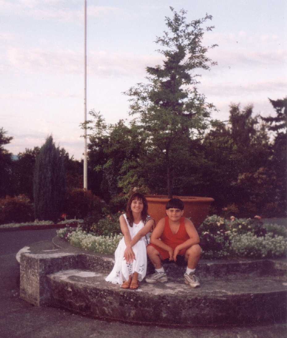 Heather and Adam on vacation, taking a break... what a happy time it must have been!