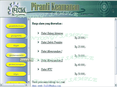 Online Mobile Alarm Security System