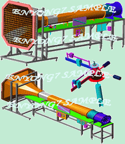 Sub Sonic Wind Tunnel 3D