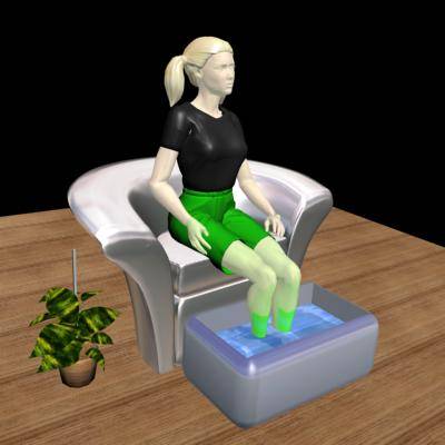 Q2, footbath, spa, BEFE, foot spa, Baden Baden, Q2, Lourdes, energy, footspa, Q-2