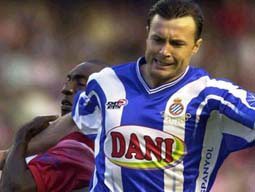 Crist�bal con Hasselbaink