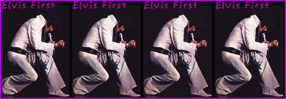 Elvis First banner