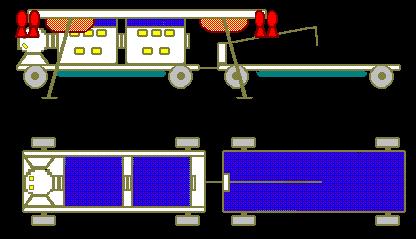 Lunar Research Vehicle and Lunar Truck