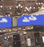 a 757 cockpit