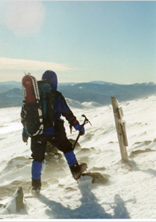 winter climbing