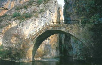bridge in Aoos ravine