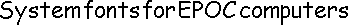 Comic Sans MS font