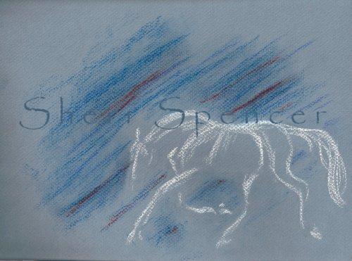 Moonlit Rhapsody, pastel on 9x12