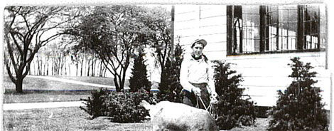 Harold Washburn as a young boy
