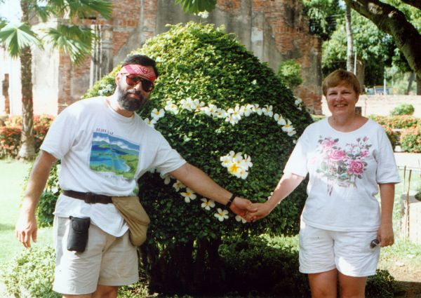 paula and me in thailand, jul 1996