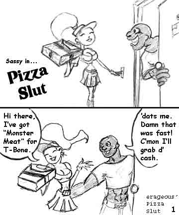 Pizza Slut! page 1