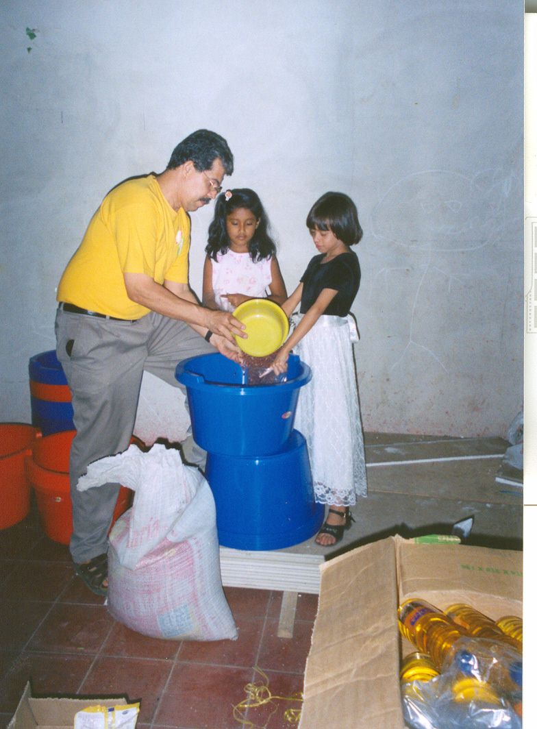 Empacando frijoles