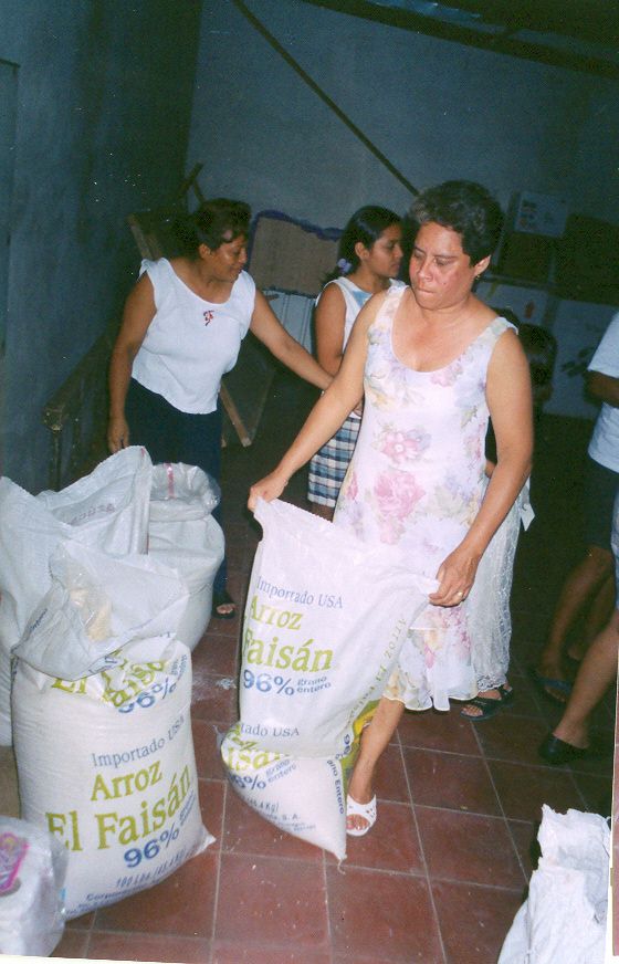 Empacando arroz