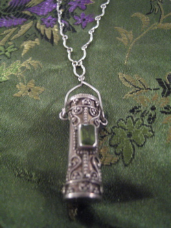 Sterling Silver Prayer Box Necklace