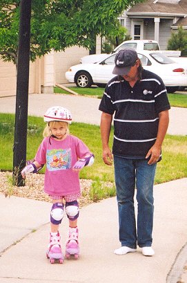 Katy skates