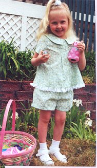 Katy on Easter 2000