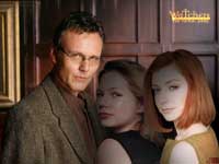 Giles, Rowena and Willow