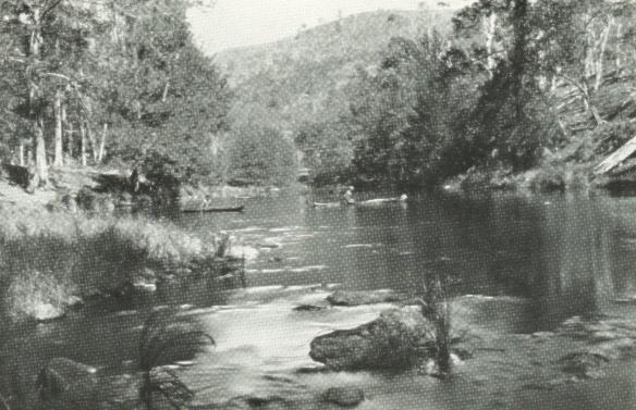 boating on the river