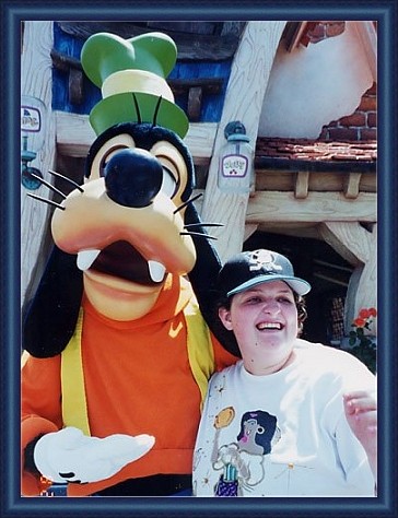 Erica at Disneyland