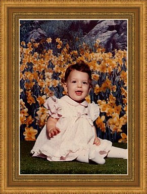 Erica as a baby