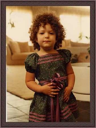 Erica as a child