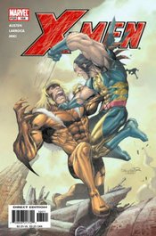 Wolverine vs. Sabretooth. Art by Salvador Larroca