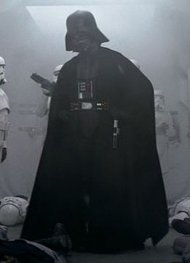 Darth Vader in the first Star Wars film
