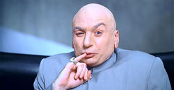 Dr. Evil in Austin Powers: International Man of Mystery.