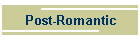 Post-Romantic