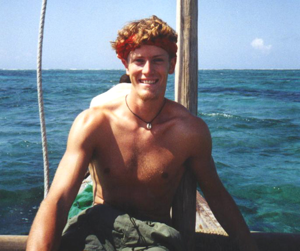 Eric on a fishing trip off the East coast of Zanzibar