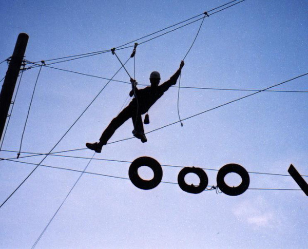 Rope challenge in Ottawa, Canada