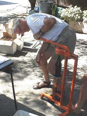 Wine corkin' dad