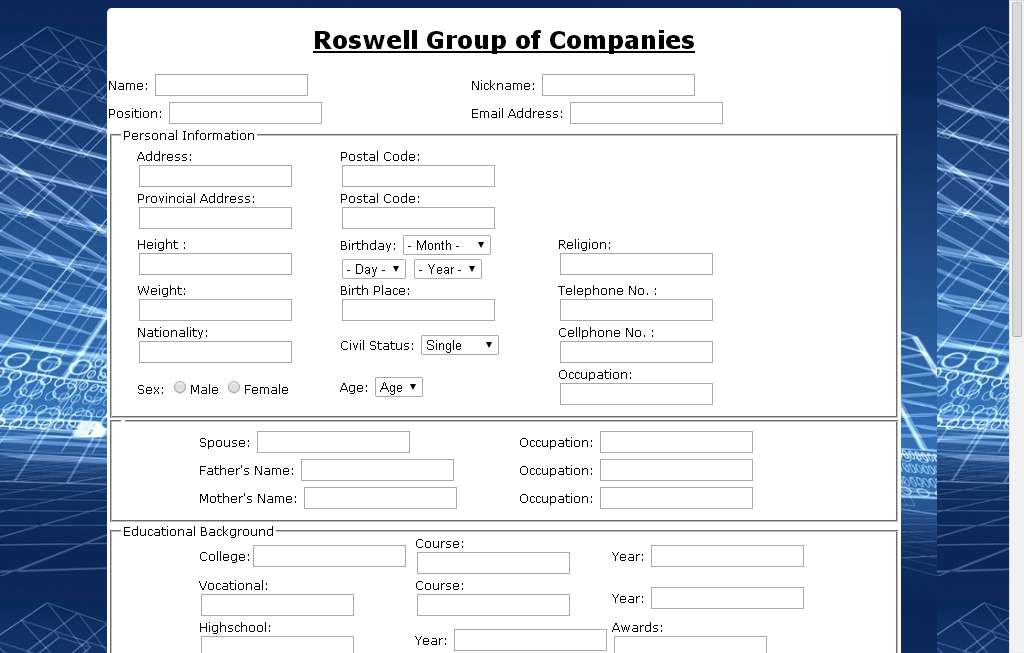 biodata