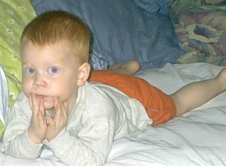 My handsome blue eyes