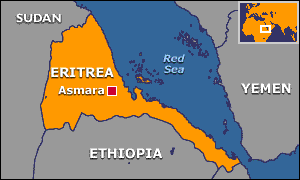 Map of Eritrea