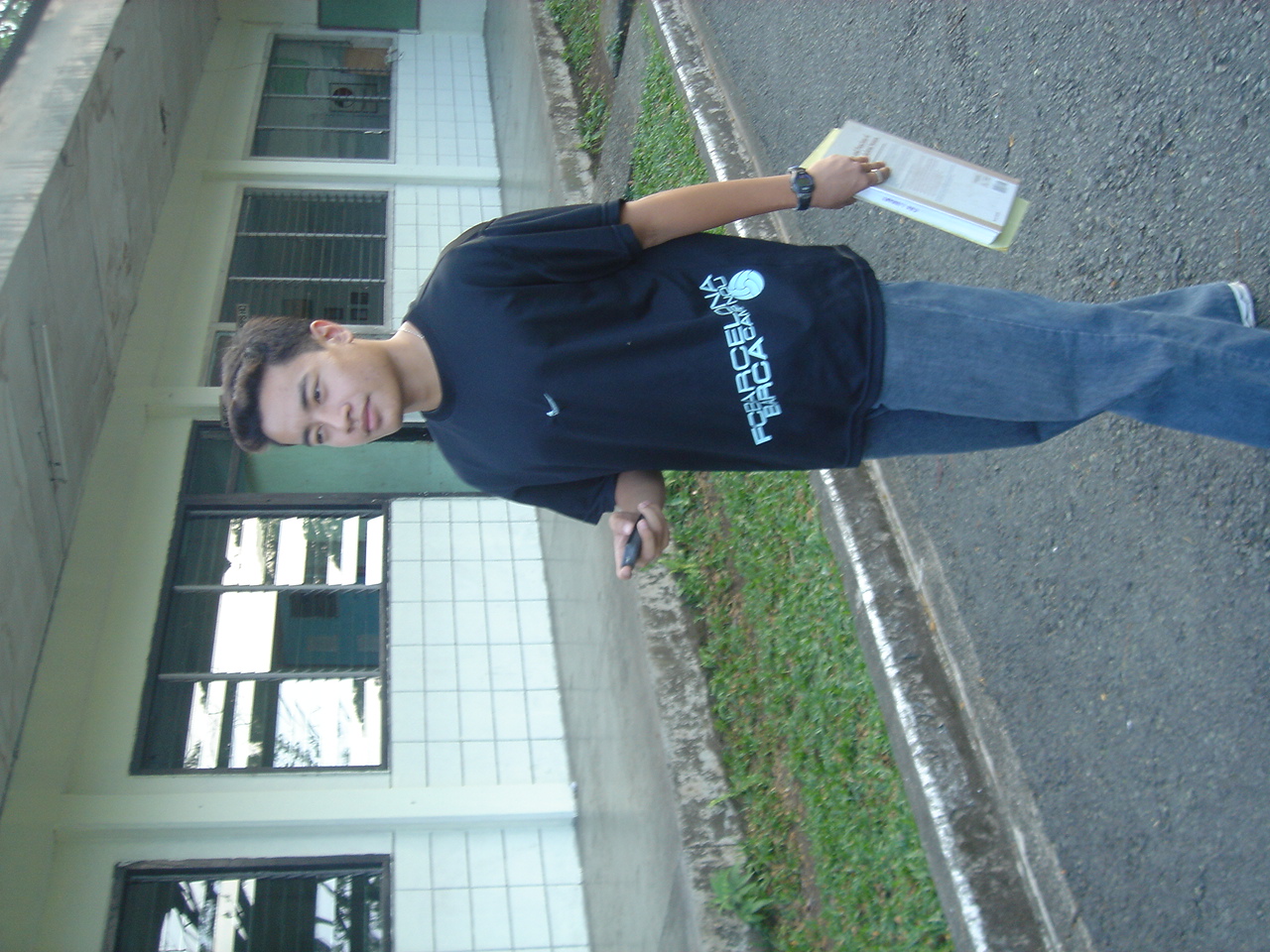 Jeff just out of class