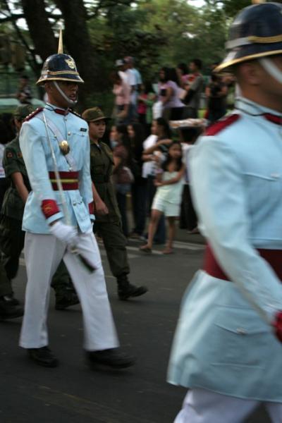 The webmaster taking part in ROTC training
