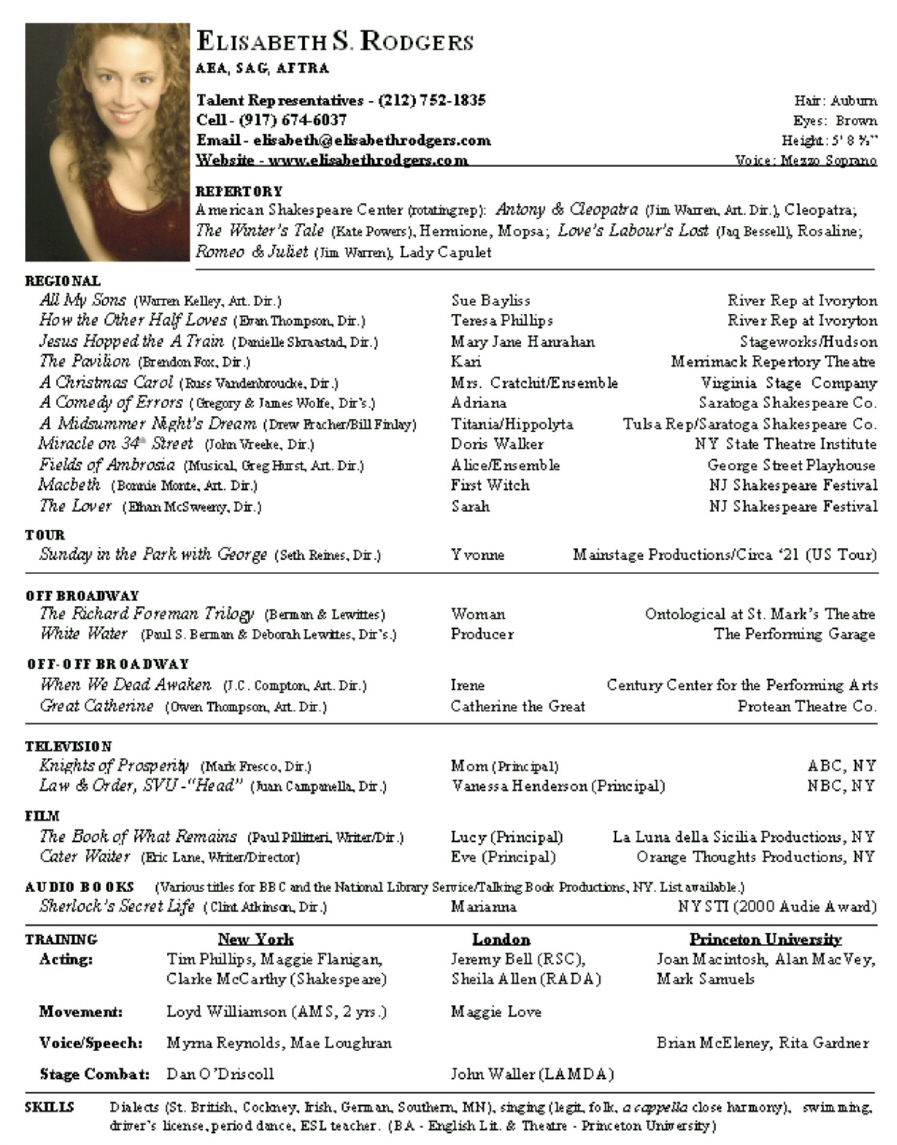 Printable Resume