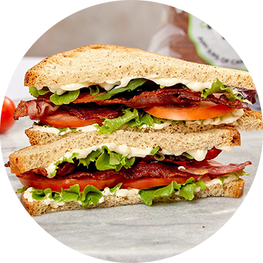 Bacon, Lettuce and Tomato Sandwich
