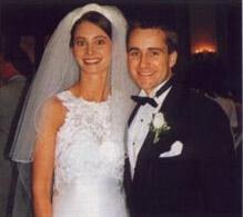 Duncan and Breeon at their wedding