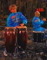 back when Pete was the drummer, and he was the "percussionist"