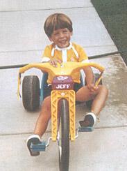 Little Jeff on his bike... look for more "Jeff and bike" pictures below!