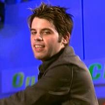 A very rare shot - his eyes are open, and he's happy looking!!!
