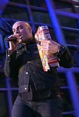With the Cap'n Crunch box!!! :D mmm....