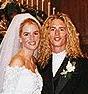Phil and Heather on their wedding day