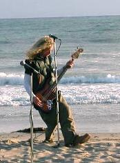 On the set of the "He Reigns" video shoot (Isn't that water goh-geous??!!)