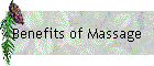 Benefits of Massage