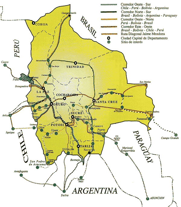 ::..  Mapa de Circuitos  Tursticos Integrados  ..::