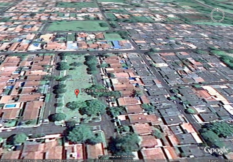 ::..  Plaza Bolivia - Foto del Satelite  ..::